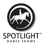 Stacked Spotlight Black Logo for Light Backgrounds
