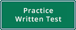 Practice Written Test Button